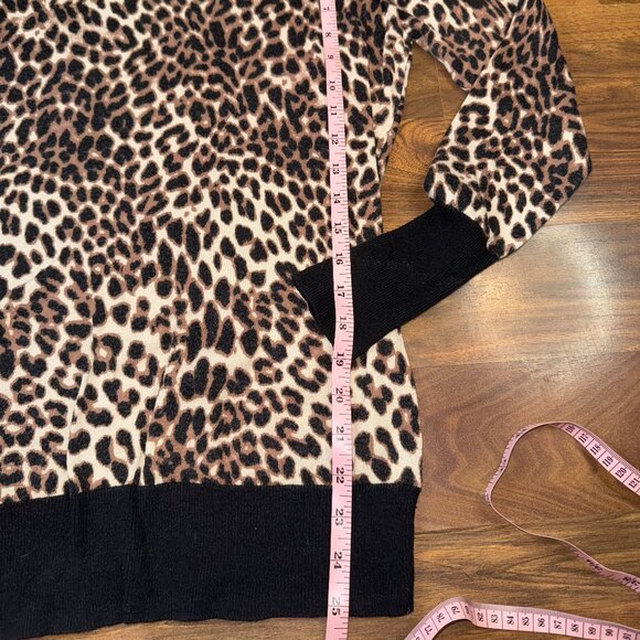 Worthington Leopard Print Sweater – Size Large - Picture 6 of 9